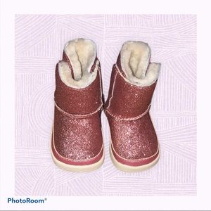 Baby pink sparkly Ugg’s  boots